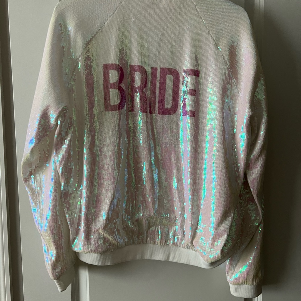 Hayley Paige Athleisure Sequin Bombed Jacket